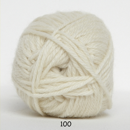 TILBUD Lima - Uld fra Hjertegarn 0100 Råhvid