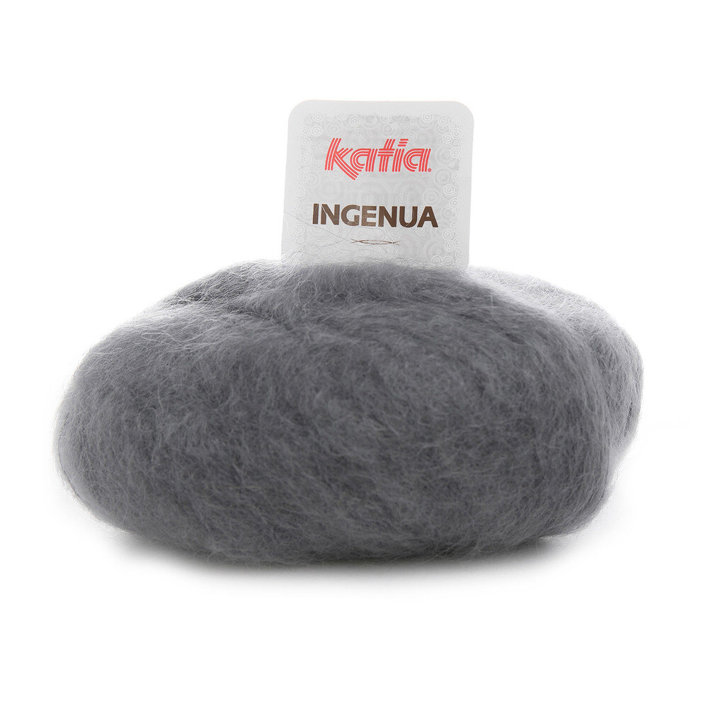 Ingenua - Mohair fra Katia Garn 09 Grå