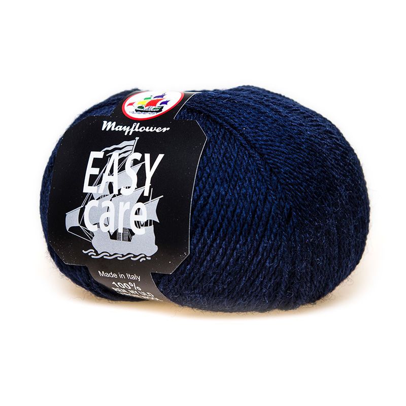 Easy Care - Merinould fra Mayflower Garn 9 Midnatsblå