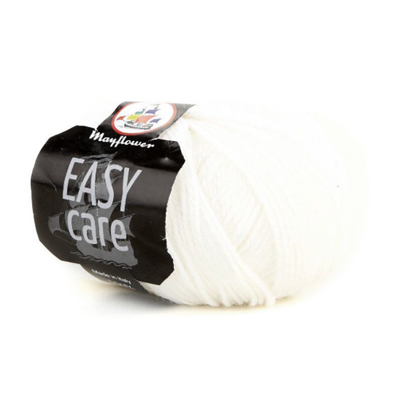 Easy Care - Merinould fra Mayflower Garn 1 Hvid