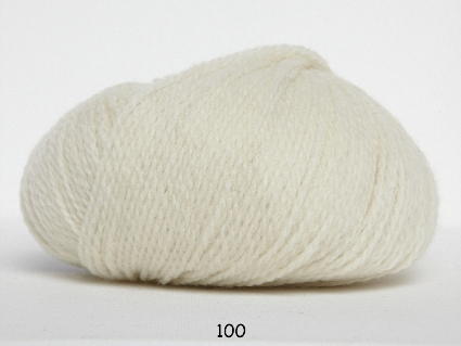 Hjerte Fine Highland Wool - Uld fra Hjertegarn 0100 Råhvid
