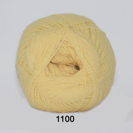 Alpaca 400 - Alpakka fra Hjertegarn 1100 Lys gul Gul