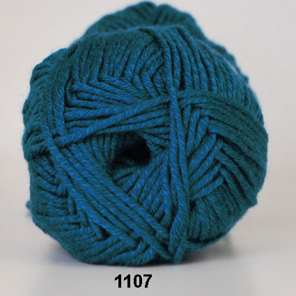 Merino Cotton - Uld/Bomuld fra Hjertegarn 1107 Petrol