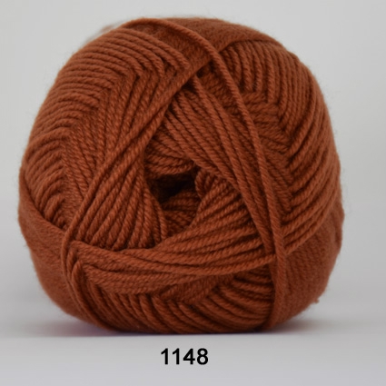 Extrafine Merino 150 - Merinould fra Hjertegarn 1148 Rust