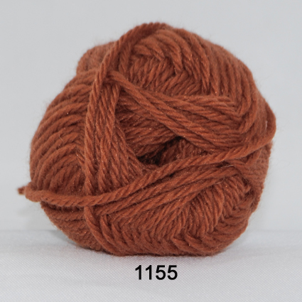 TILBUD Ragg - Uld/Nylon fra Hjertegarn 1155 Rust