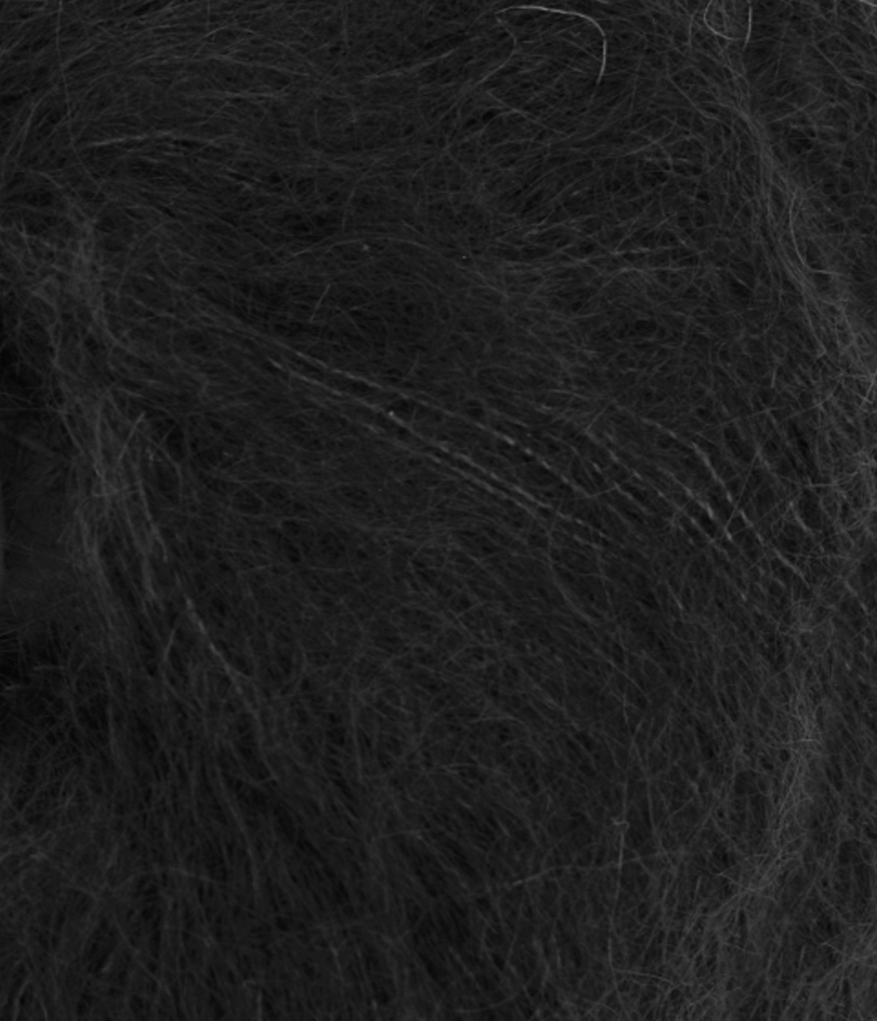 TILBUD Tynn Silkmohair - Silke/mohair/uld fra Sandnes Garn Sort 1099