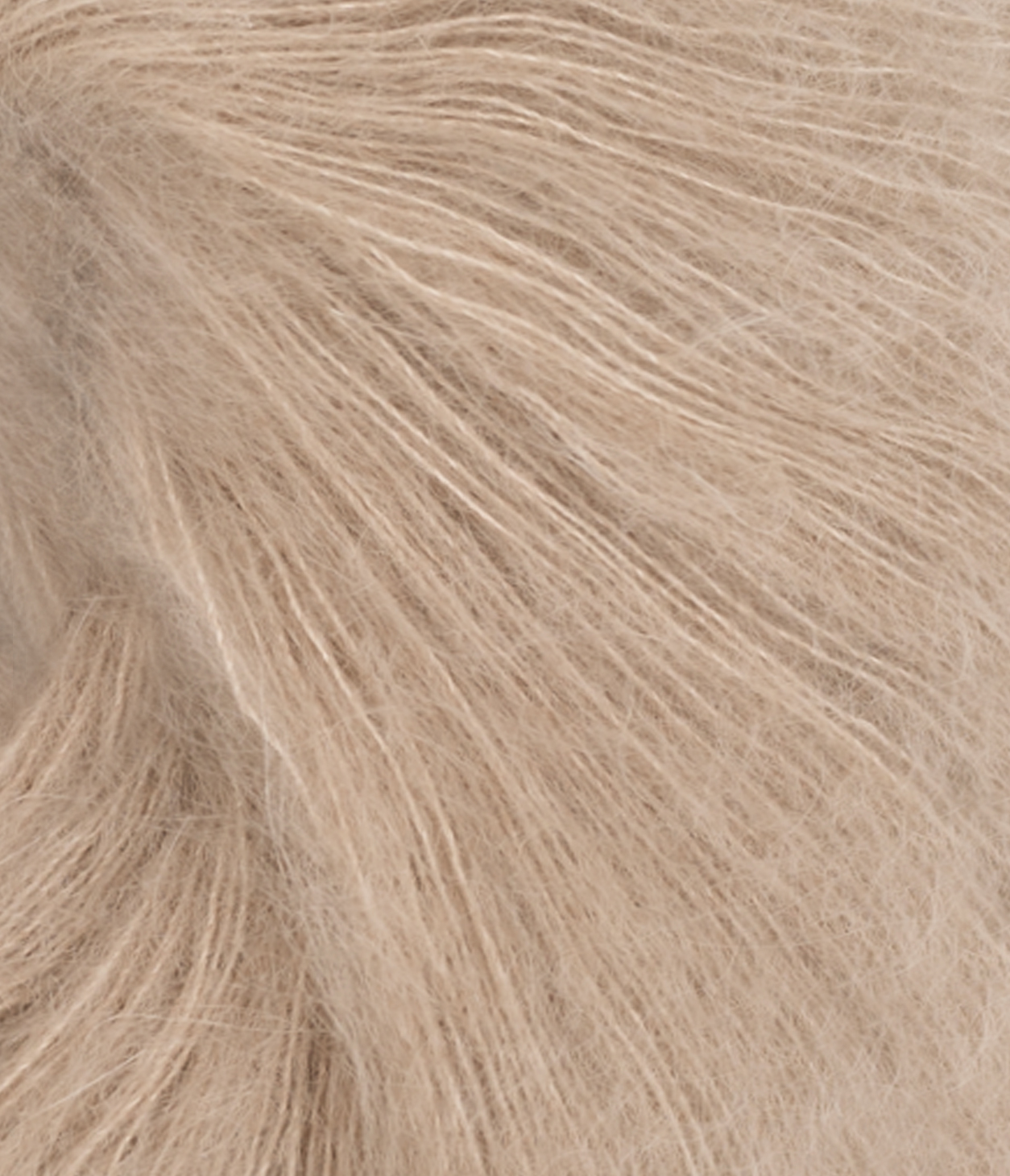 TILBUD Tynn Silkmohair - Silke/mohair/uld fra Sandnes Garn 3021 Lys beige