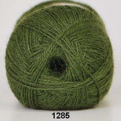 Alpaca 400 - Alpakka fra Hjertegarn 1285 Mørk grøn Grøn