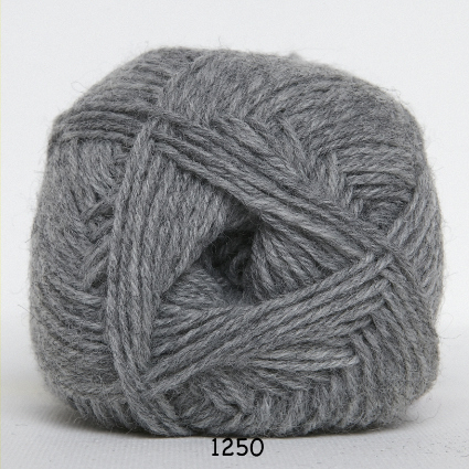 Sock 4 - Uld/Nylon strømpegarn fra Hjertegarn 1250 Grå