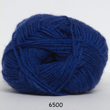 Sock 4 - Uld/Nylon strømpegarn fra Hjertegarn 6500 Klar blå