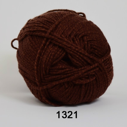 All Seasons - Uld/bomuld fra Hjertegarn 1321 Rødbrun