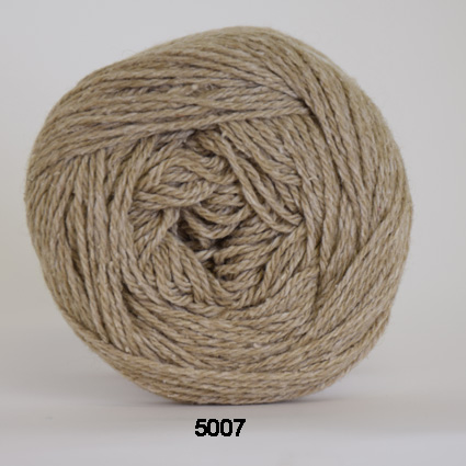 Organic Trio - Økologisk/Silke/Merinould/Bomuld fra Hjertegarn 5007 Sand
