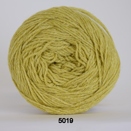 Organic Trio - Økologisk/Silke/Merinould/Bomuld fra Hjertegarn 5019 Syrlig gul