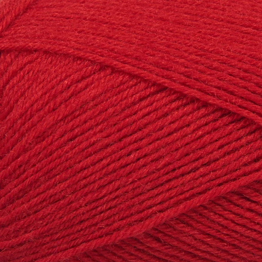 1 Class - strømpegarn fra Mayflower 15 Scarlet rød