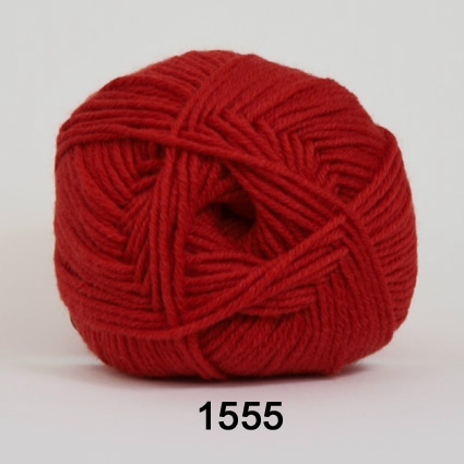 All Seasons - Uld/bomuld fra Hjertegarn 1555 Rød