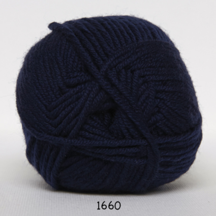 Merino Cotton - Uld/Bomuld fra Hjertegarn 1660 Marine