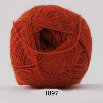 Alpaca 400 - Alpakka fra Hjertegarn 1897 Rust Rød