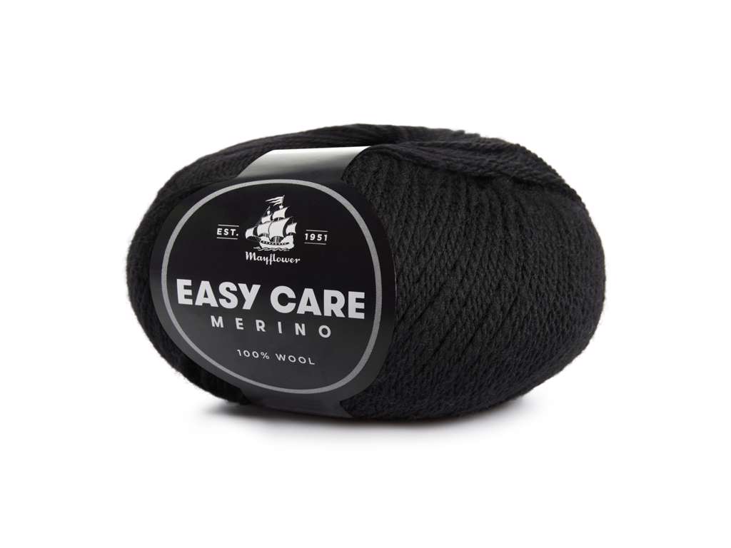 Easy Care - Merinould fra Mayflower Garn 20 Sort