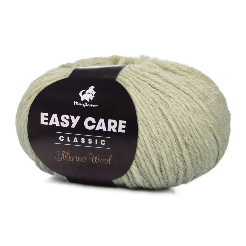 Easy Care Classic - Merinould fra Mayflower Garn 203 Sart grøn