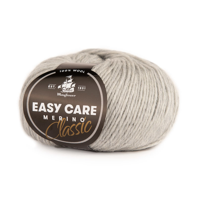 Easy Care Classic - Merinould fra Mayflower Garn 204 Kølig grå