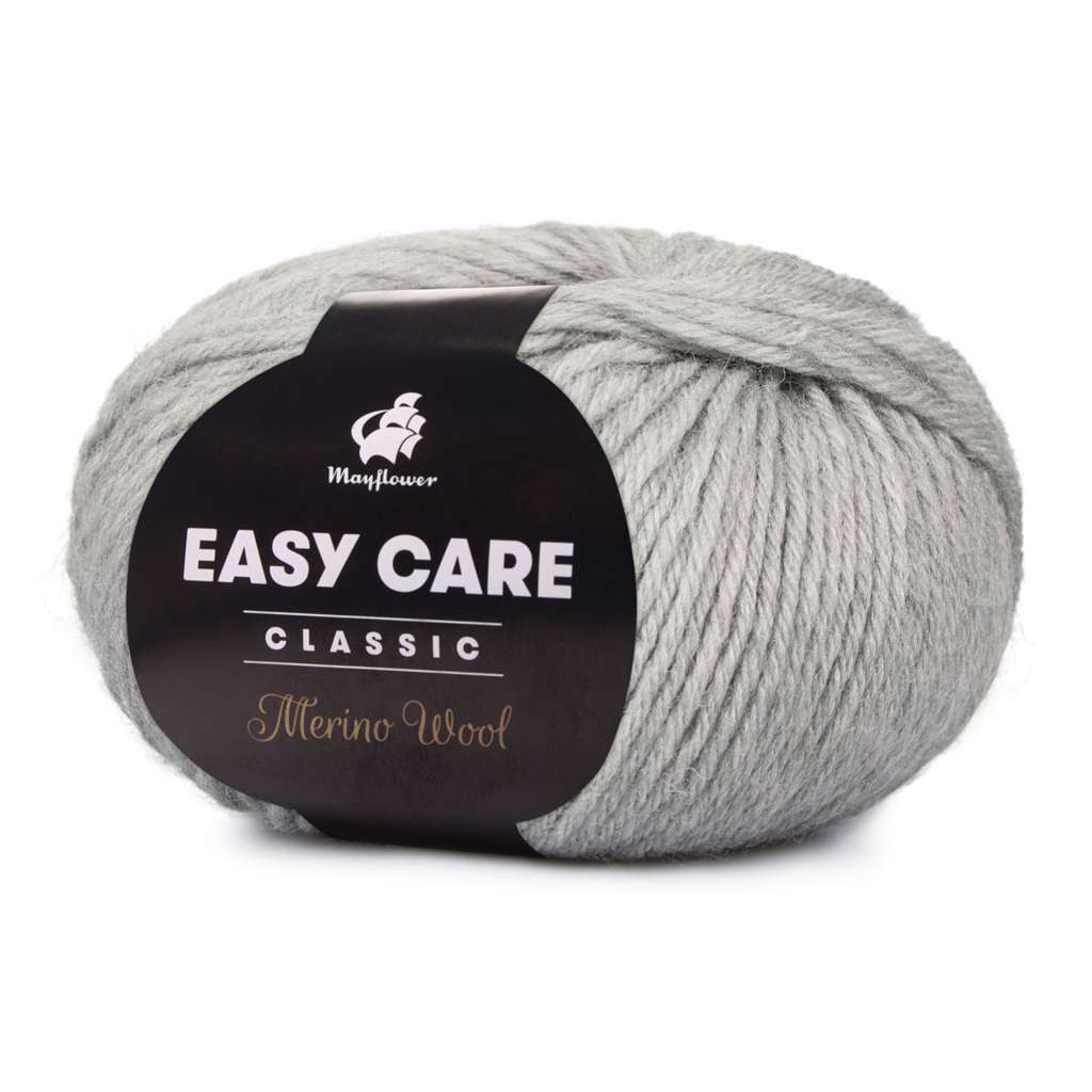 Easy Care Classic - Merinould fra Mayflower Garn 215 Sølvgrå