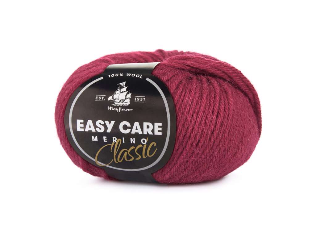 Easy Care Classic - Merinould fra Mayflower Garn 227 Rød