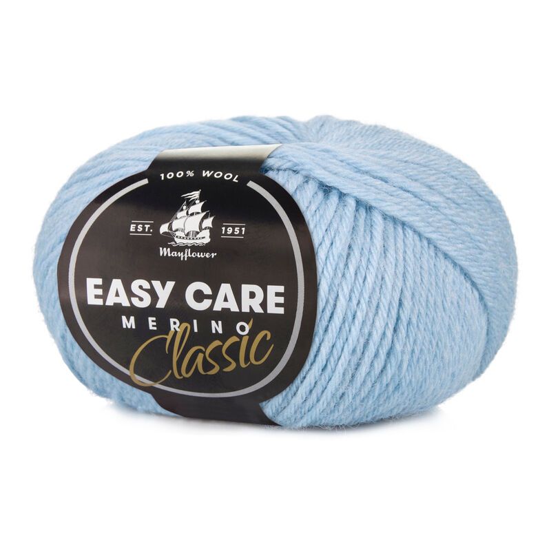 Easy Care Classic - Merinould fra Mayflower Garn 239 Himmelblå