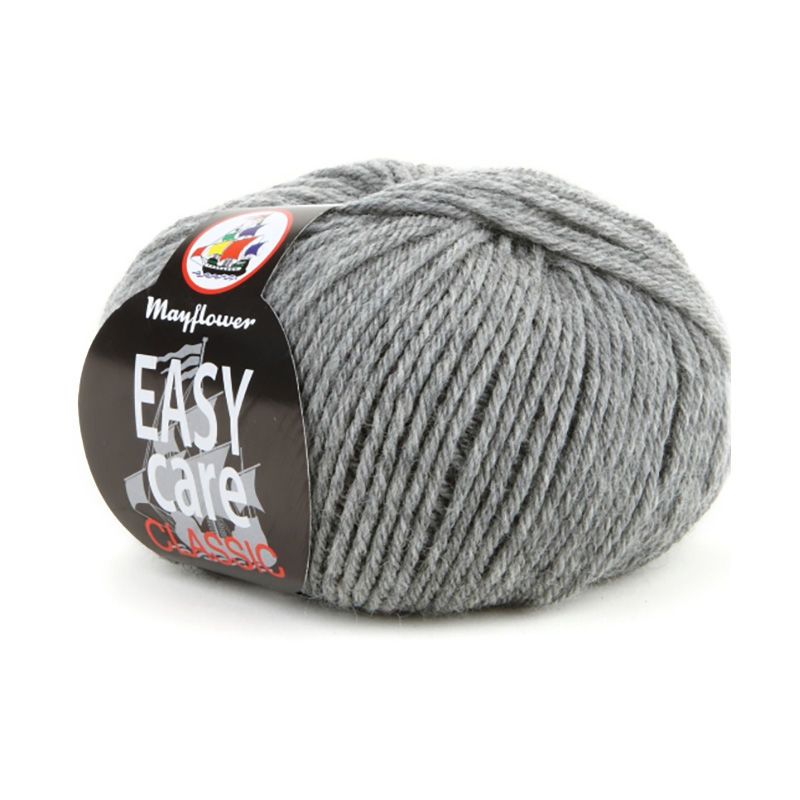 Easy Care Classic - Merinould fra Mayflower Garn 252 Lysegrå