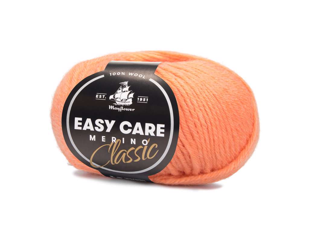 Easy Care Classic - Merinould fra Mayflower Garn 280 Koral