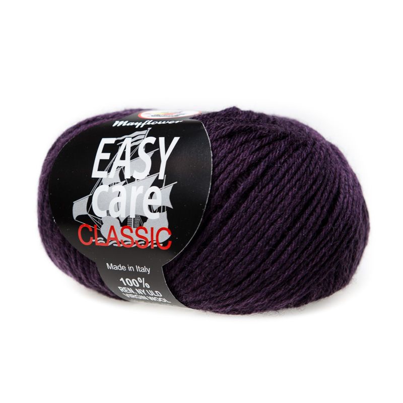 Easy Care Classic - Merinould fra Mayflower Garn 292 Dyb lilla