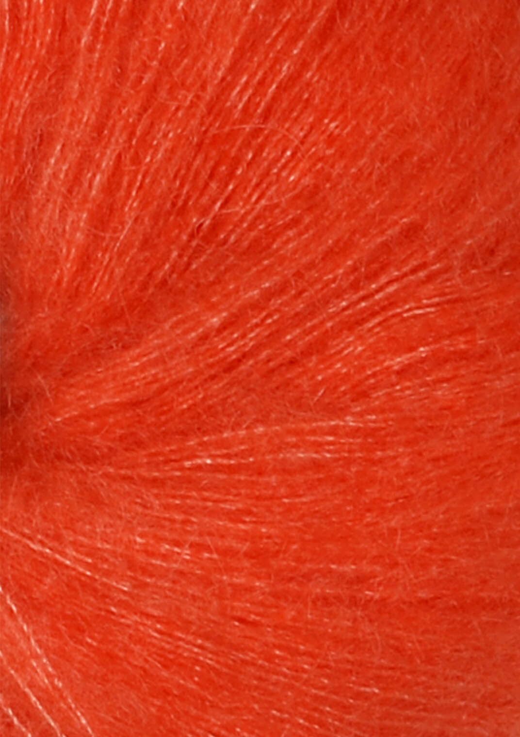 TILBUD Tynn Silkmohair - Silke/mohair/uld fra Sandnes Garn Orange 3818X