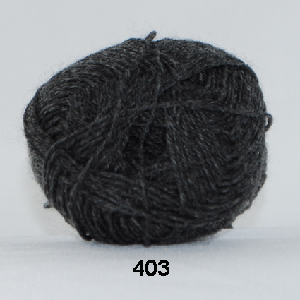 Sock 4 - Uld/Nylon strømpegarn fra Hjertegarn 0403 Koksgrå