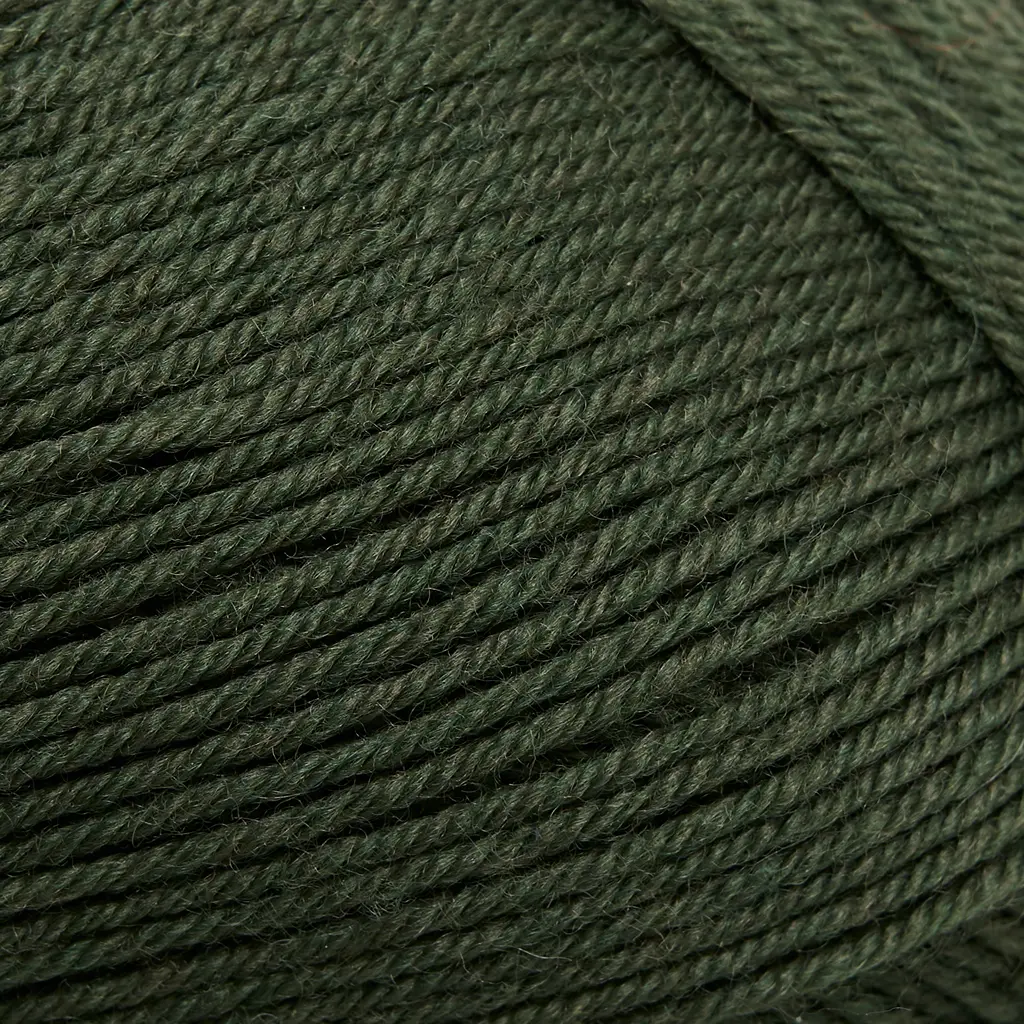 1 Class Cashmere - strømpegarn fra Mayflower 18 Mørk olivengrøn
