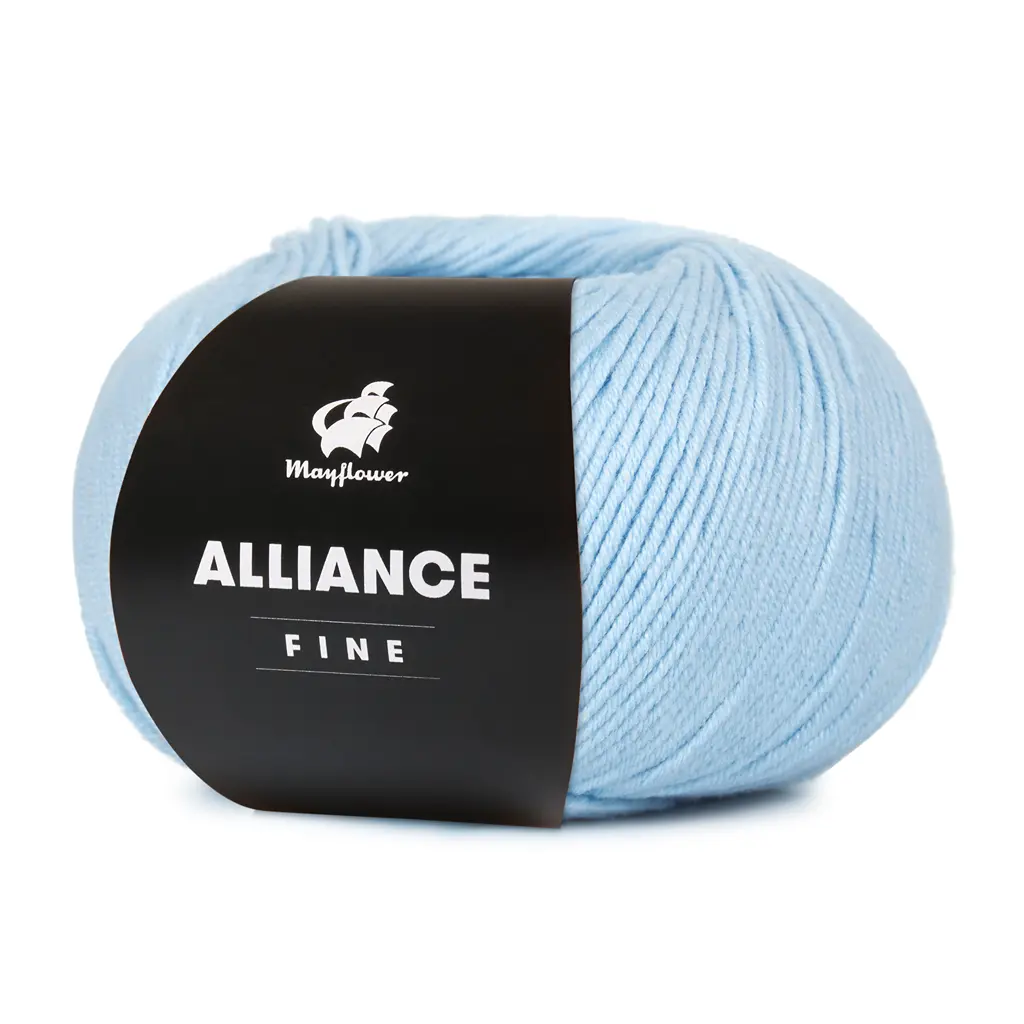 Alliance Fine - Bomuld/acryl fra Mayflower Garn 11 Lys Blå