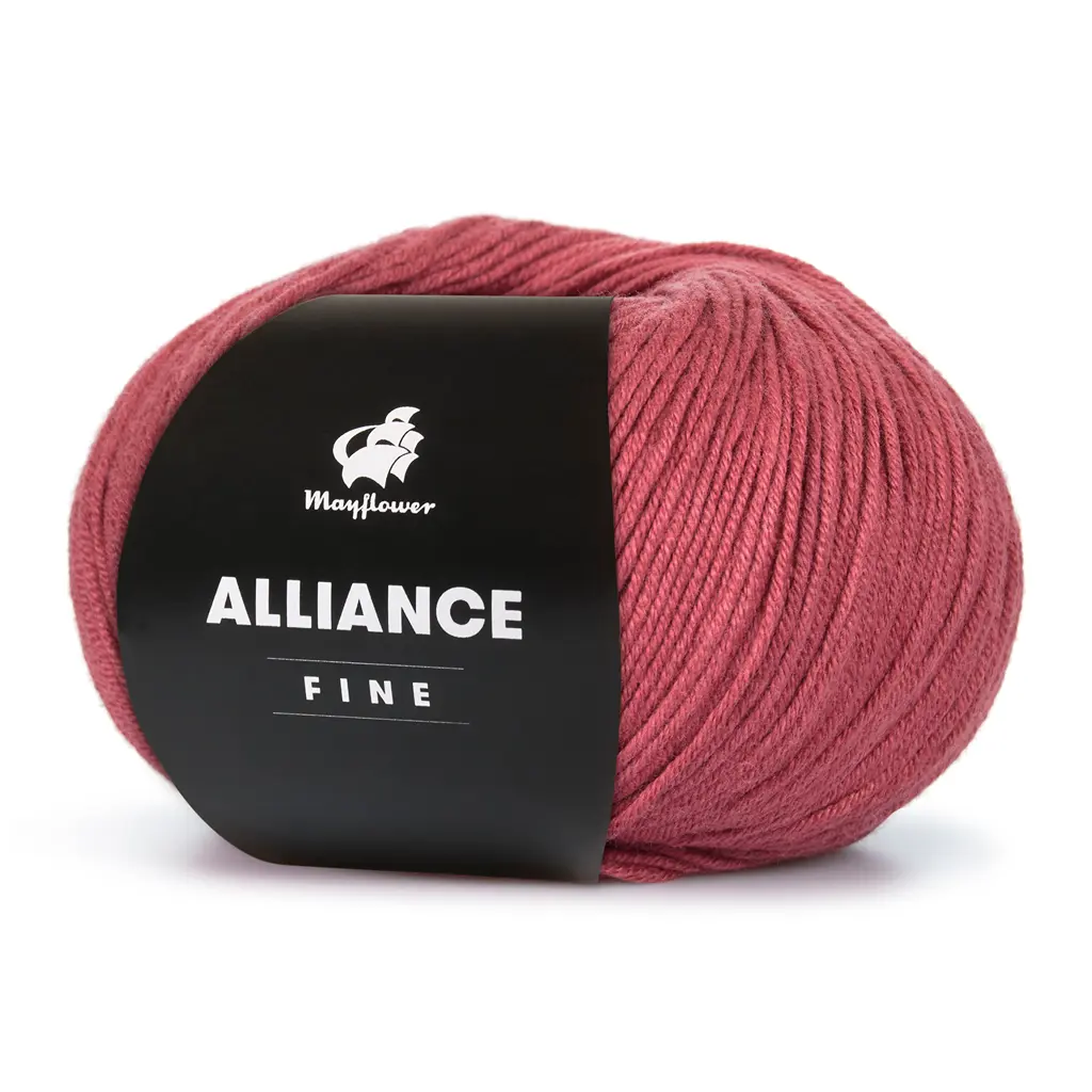 Alliance Fine - Bomuld/acryl fra Mayflower Garn 16 Rosa