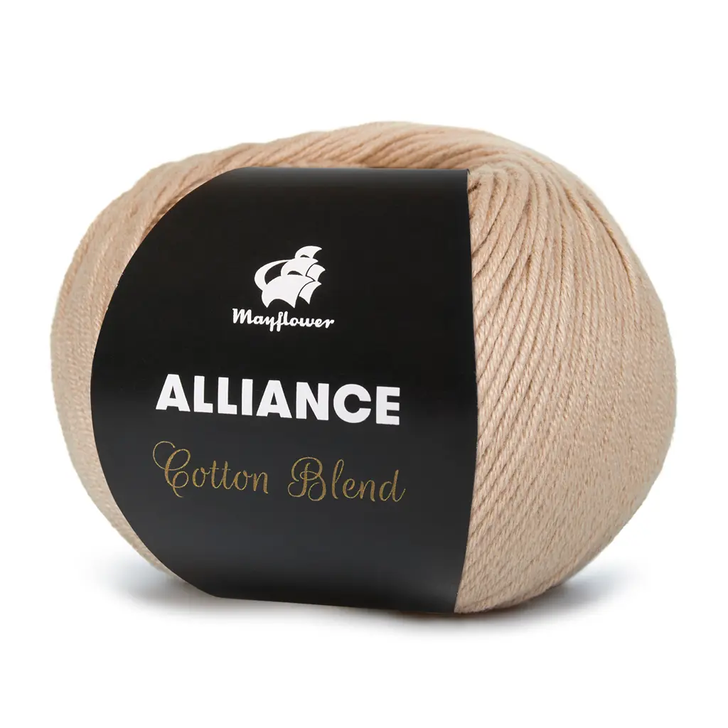 Alliance - Bomuld/acryl fra Mayflower Garn 3 Lys Sand