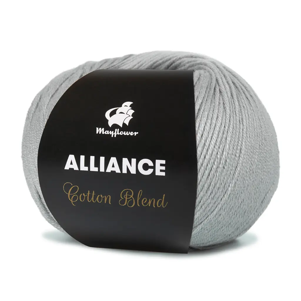 Alliance - Bomuld/acryl fra Mayflower Garn 4 Sølvgrå
