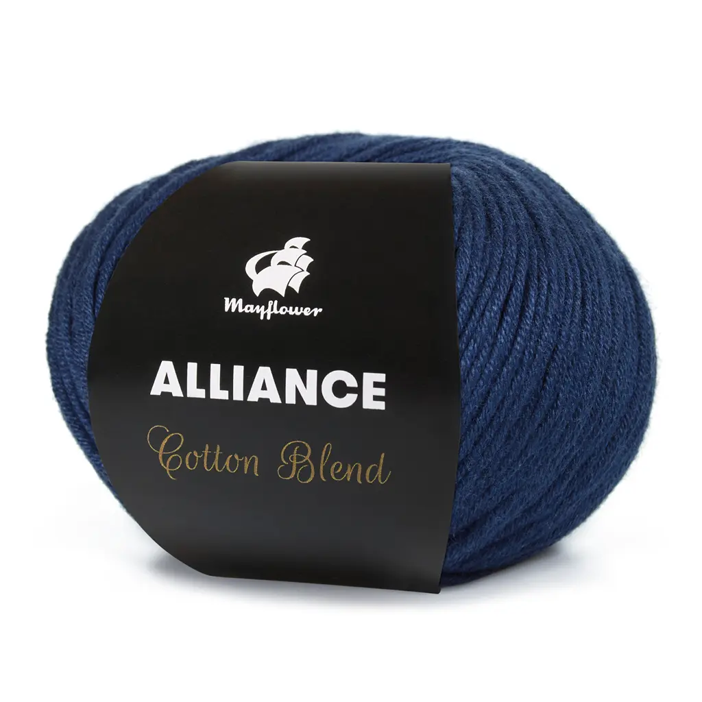 Alliance - Bomuld/acryl fra Mayflower Garn 7 Midnatsblå