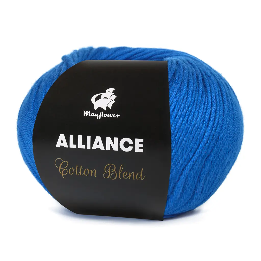 Alliance - Bomuld/acryl fra Mayflower Garn 8 Kobolt