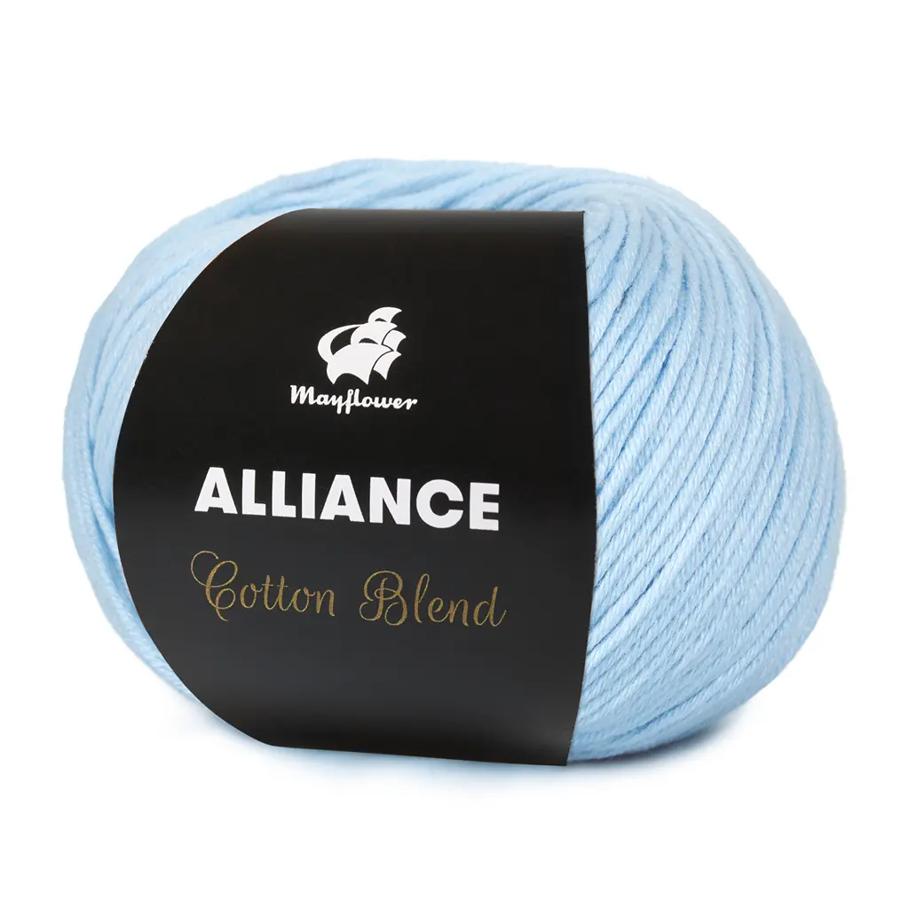 Alliance - Bomuld/acryl fra Mayflower Garn 11 Lys Blå