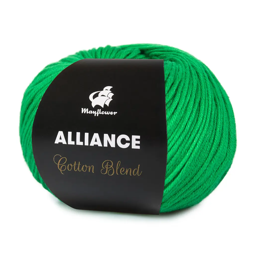 Alliance - Bomuld/acryl fra Mayflower Garn 20 Græsgrøn