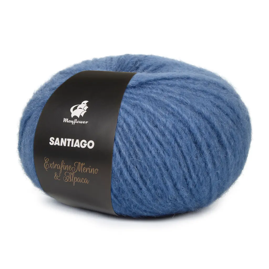 Santiago 11 Støvet jeansblå