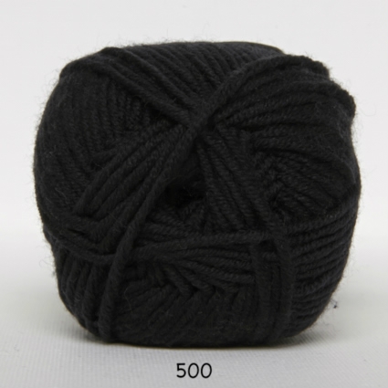 Extrafine Merino 150 - Merinould fra Hjertegarn 0500 Sort