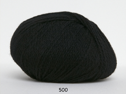 Hjerte Fine Highland Wool - Uld fra Hjertegarn 0500 Sort
