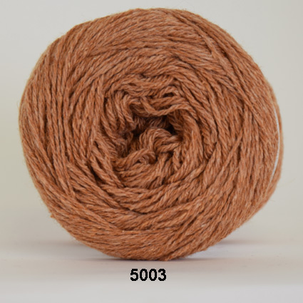 Organic Trio - Økologisk/Silke/Merinould/Bomuld fra Hjertegarn 5003 Lys rust