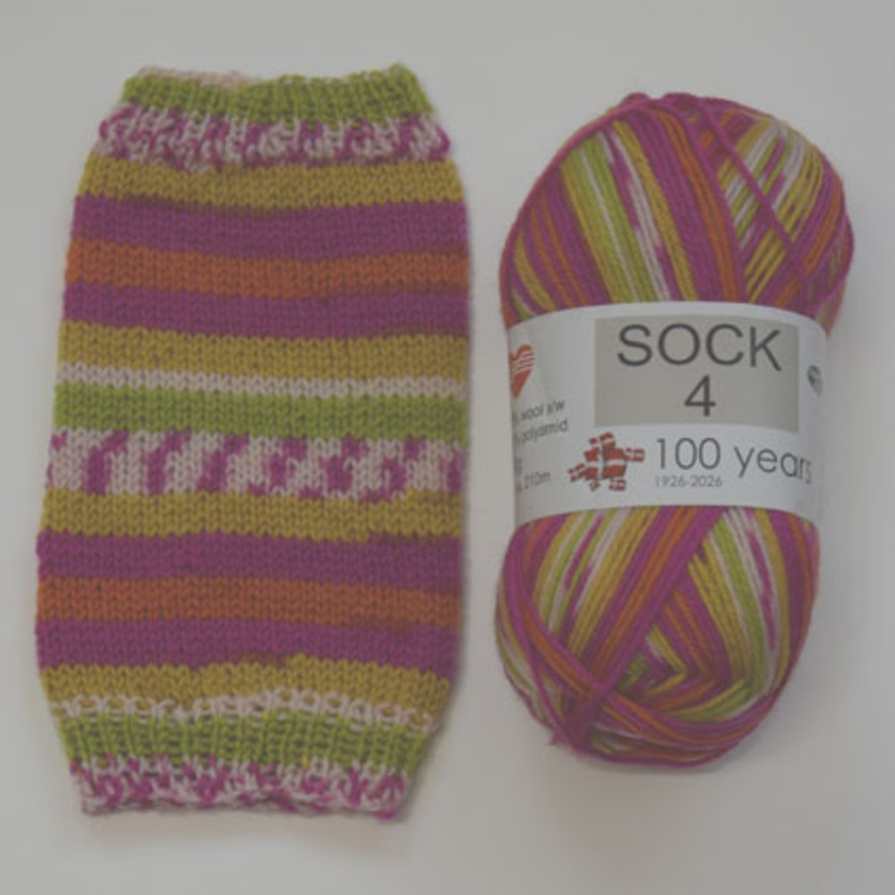 Sock 4 - Uld/Nylon strømpegarn fra Hjertegarn 5017 Multi