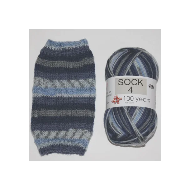 Sock 4 - Uld/Nylon strømpegarn fra Hjertegarn 5019 Multi