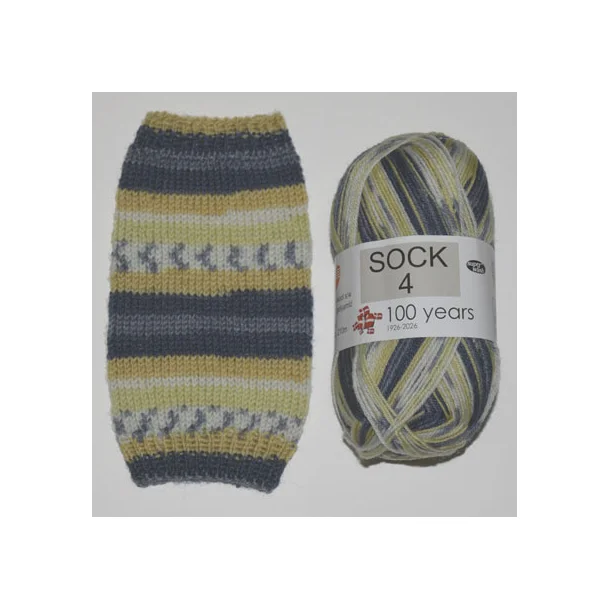 Sock 4 - Uld/Nylon strømpegarn fra Hjertegarn 5028 Multi