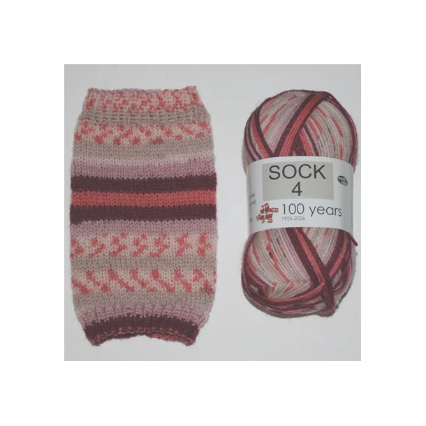 Sock 4 - Uld/Nylon strømpegarn fra Hjertegarn 5031 Multi