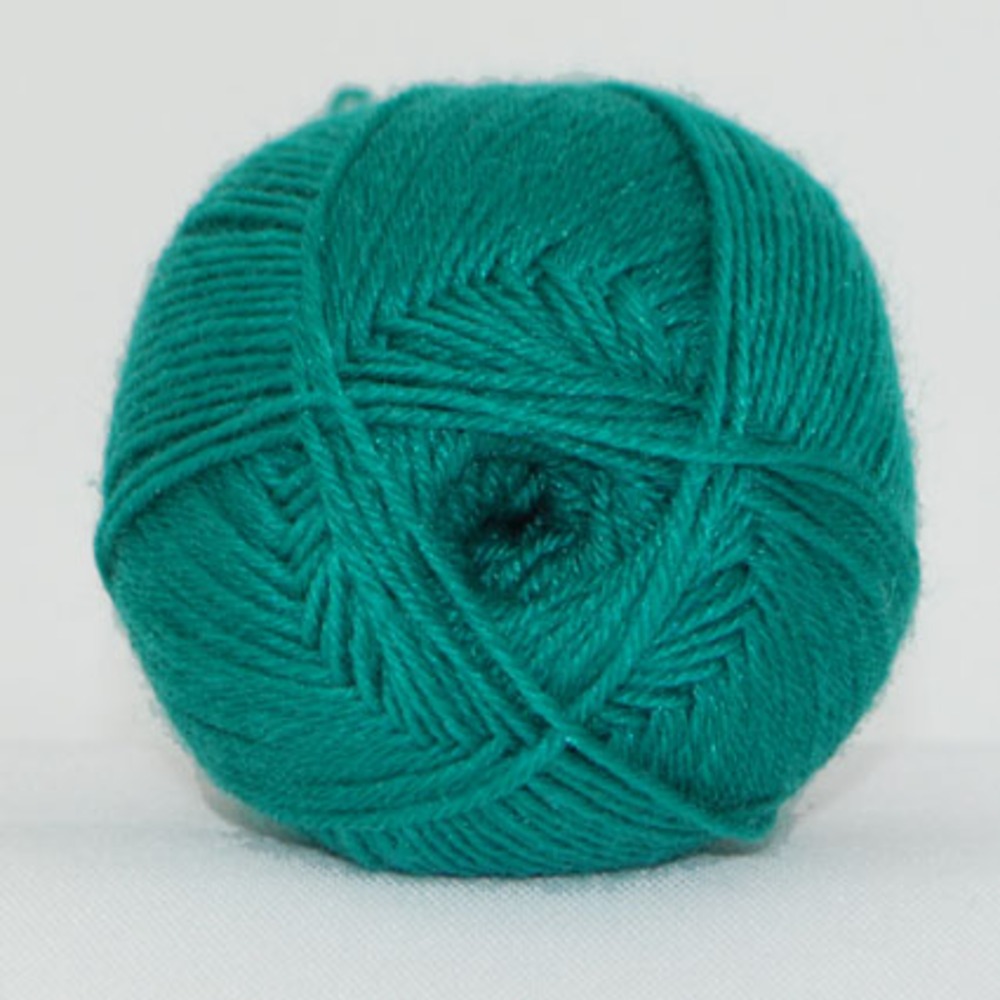 Sock 4 - Uld/Nylon strømpegarn fra Hjertegarn 5627 Grøn